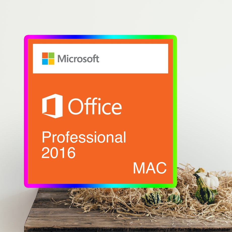 Office 2016 Professioanl für Mac