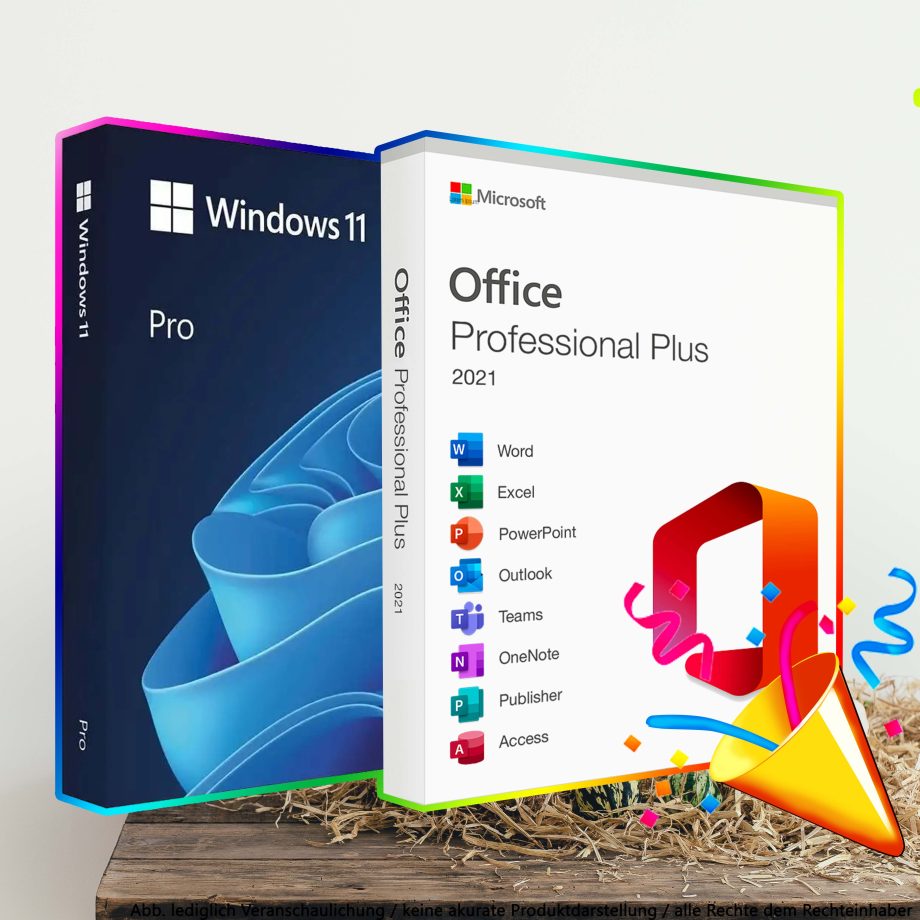 Windows 11 Pro + Office 2021 Professional Plus